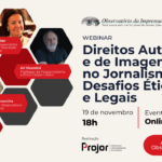 Webinar do Observatório da Imprensa discute direitos autorais e de imagem